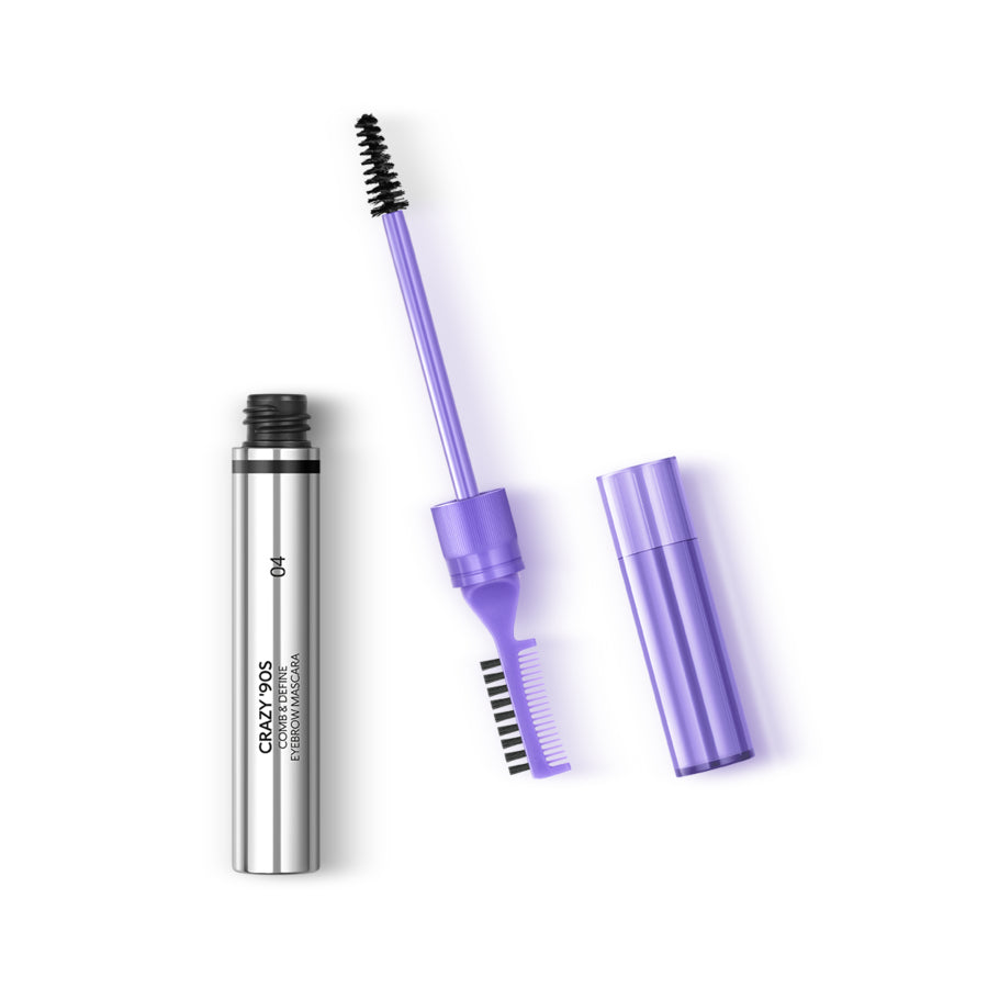 CRAZY '90S COMB & DEFINE EYEBROW MASCARA - 90000539_KC000000782004B_04 Black_KC000000782004B_04_03